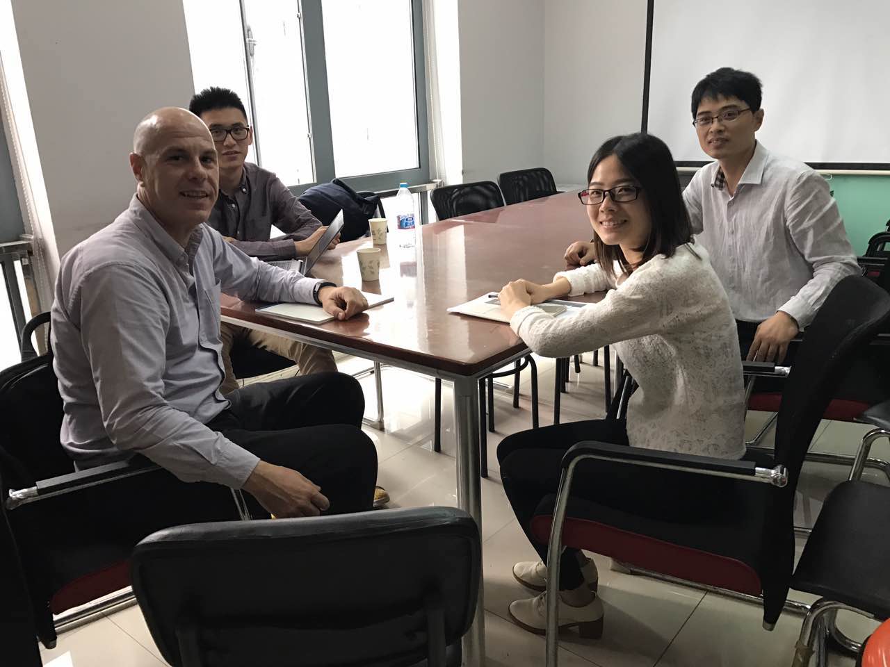 Aircomp工廠首席執行官Francesco mammi來我司參觀考察